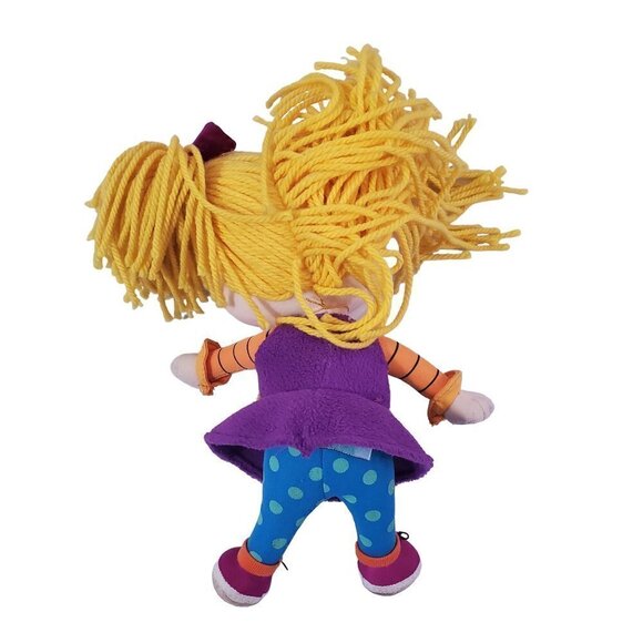 Vintage Nickelodeon Rugrats ANGELICA PICKLES 11" Tall Plush Stuff Doll - Picture 2 of 10